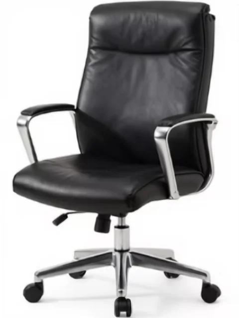 Sevilla 2C: sillón de respaldo alto con tapizado acolchado en negro